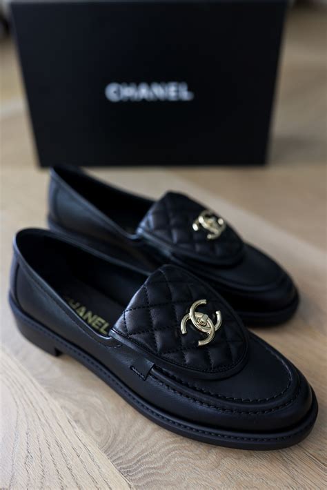 chanel loafers mens|chanel black and white loafers.